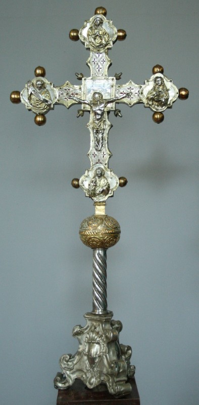 Ambito lombardo sec. XV-XVI, Croce da altare