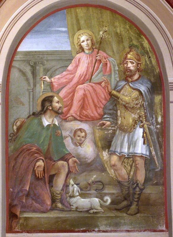 Ambito lombardo sec. XIX, Santa Filomena fra San Rocco e San Fermo
