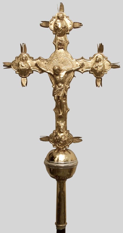 Ambito lombardo sec. XIV, Croce processionale