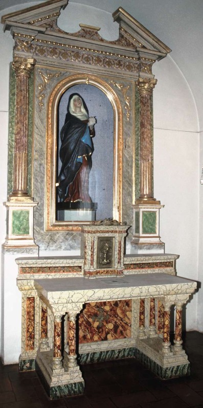 Ambito lombardo sec. XVII-XIX, Altare della Madonna addolorata