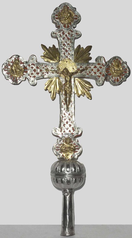 Ambito lombardo-veneto sec. XVI-XVII, Croce processionale