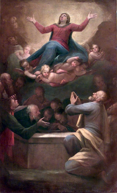 Cifrondi A. sec. XVIII, Madonna assunta