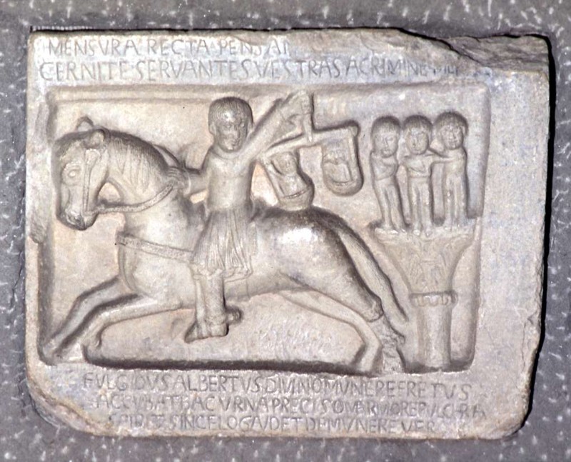 Ambito lombardo sec. XI-XII, Frammento della tomba di S.Alberto 2/2