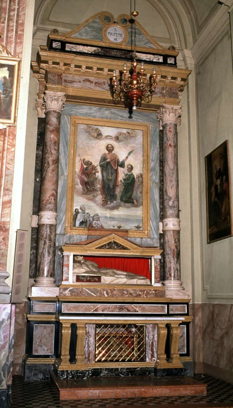 Ambito lombardo sec. XX, Altare di San Fausto