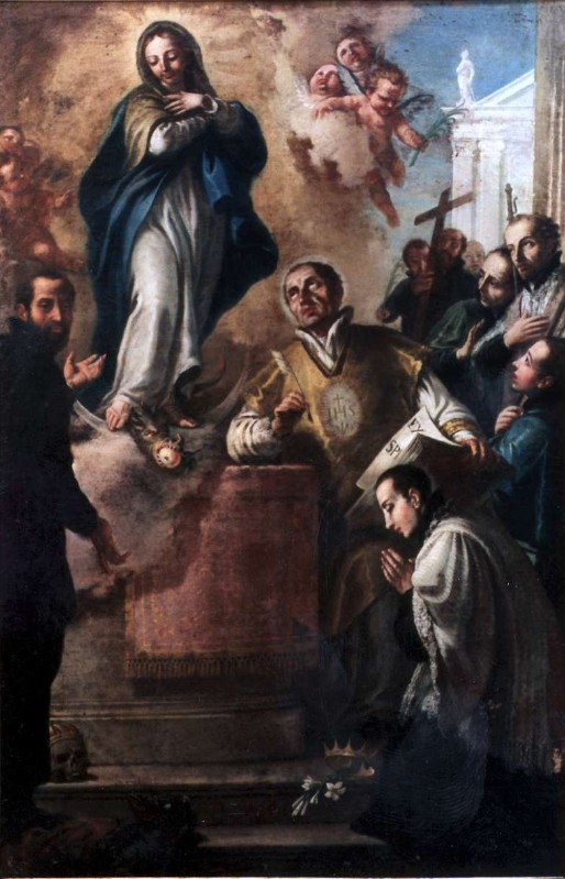 Raggi G. sec. XVIII, Madonna Immacolata con Santi