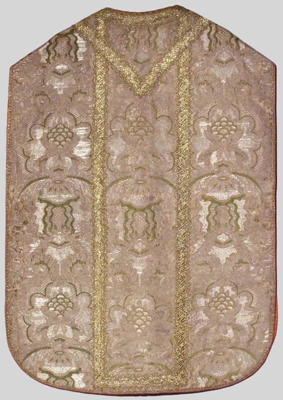 Manifattura veneziana sec. XVII-XVIII, Pianeta rosa