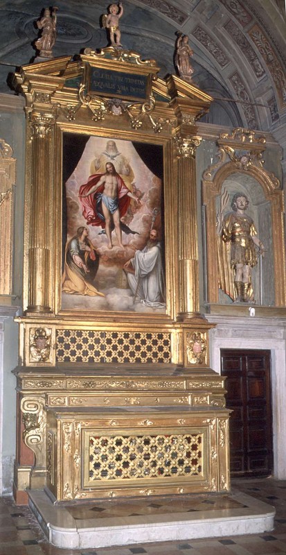 Ambito bresciano sec. XVII, Altare della SS. Trinità