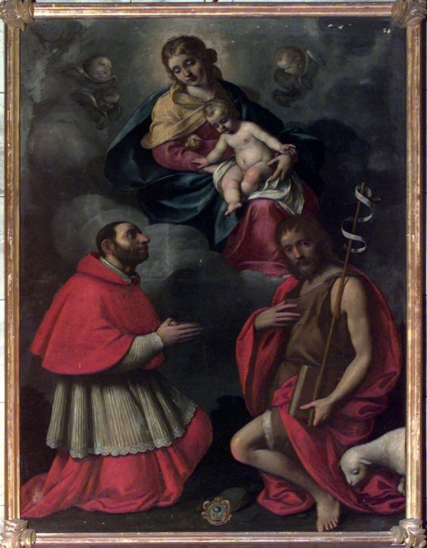 Ceresa C. sec. XVII, Madonna con Gesù Bambino e santi