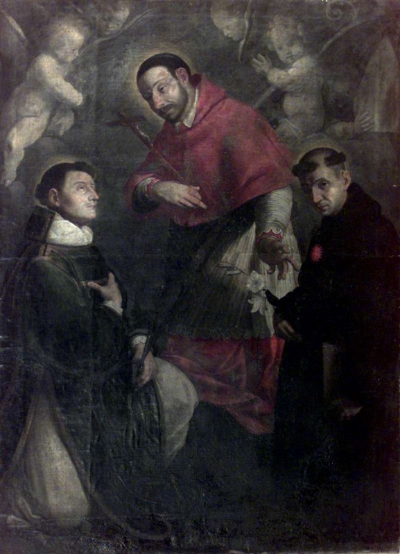 Ceresa C. sec. XVII, San Carlo Borromeo e santi