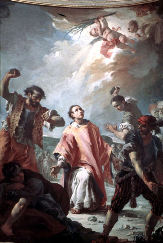 Capella F. (1761), Santo Stefano lapidato