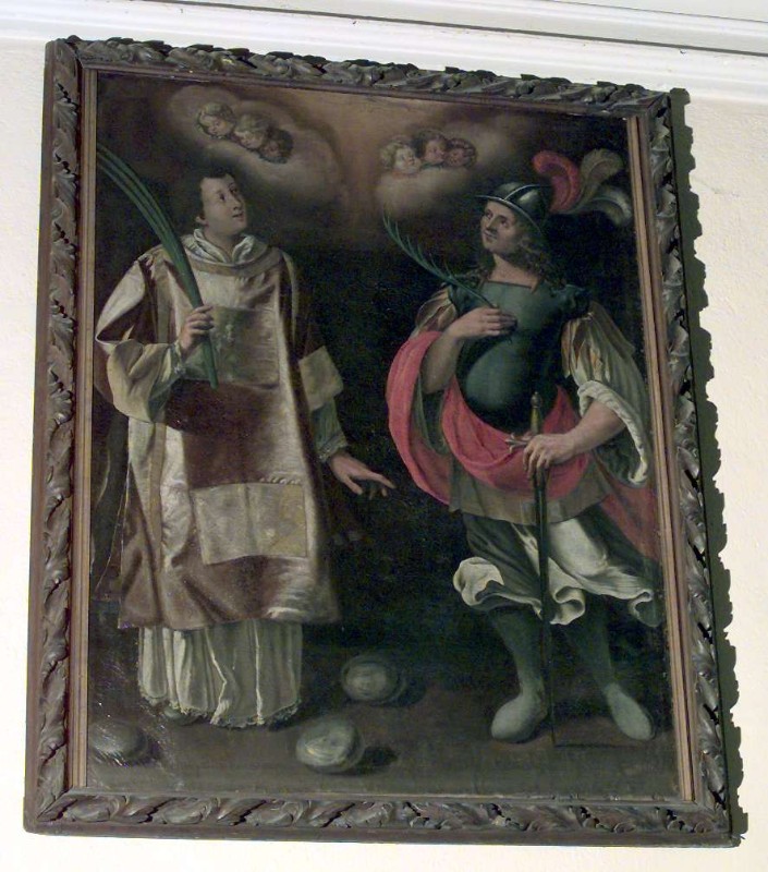 Ambito bergamasco sec. XVII, Santo Stefano e Sant'Alessandro