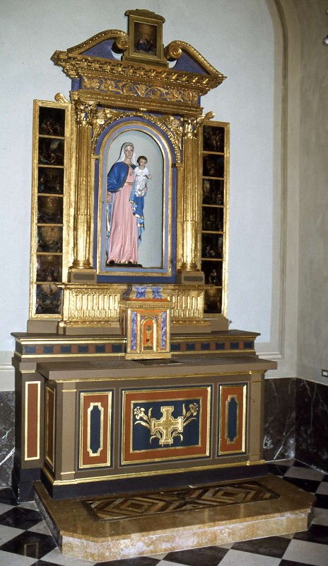 Ambito lombardo sec. XVII-XX, Altare della Madonna