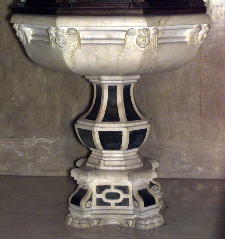 Ambito bergamasco (1640), Fonte battesimale