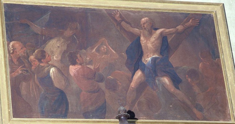 Cifrondi A. sec. XVIII, Martirio di Sant'Andrea