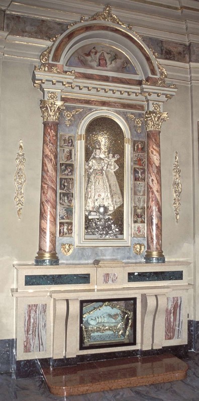 Ambito lombardo sec. XIX, Altare della Madonna del Bosco