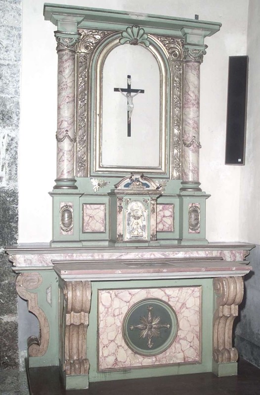 Ambito lombardo sec. XIX, Altare in legno