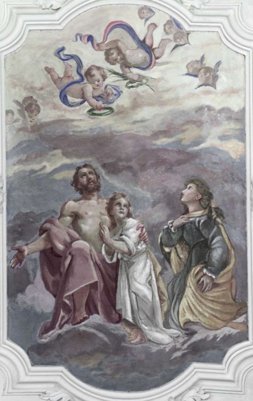 Pezzotta G. (1901), San Modesto con San Vito e Santa Crescenza