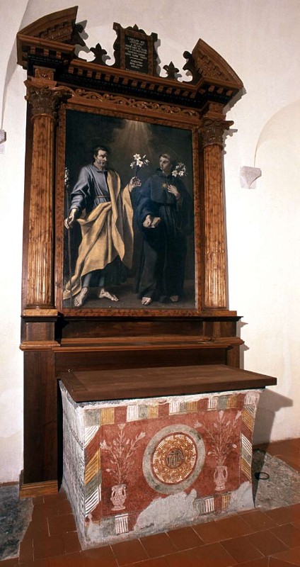 Ambito bergamasco sec. XV, Altare di San Nicola da Tolentino