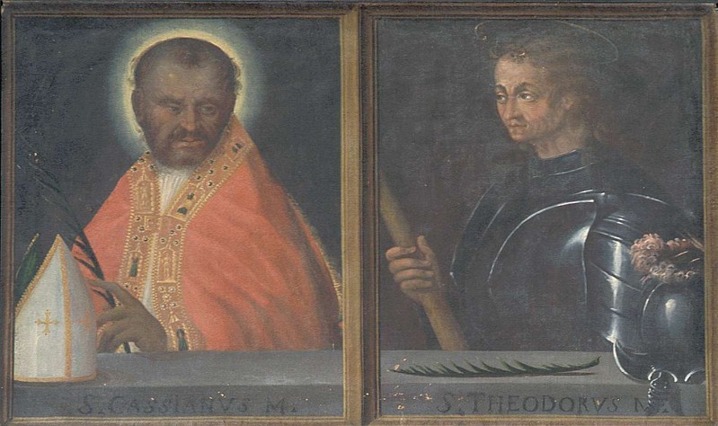 Ambito bergamasco sec. XVI, San Cassiano e San Teodoro