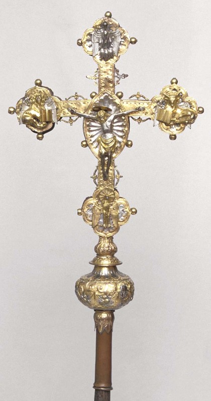 Ambito lombardo fine sec. XV, Croce processionale