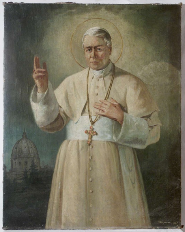 Manini V. (1955), Ritratto di papa Pio X
