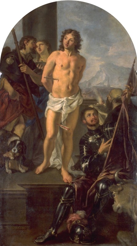Trevisani A. B. (1709), San Sebastiano e santi