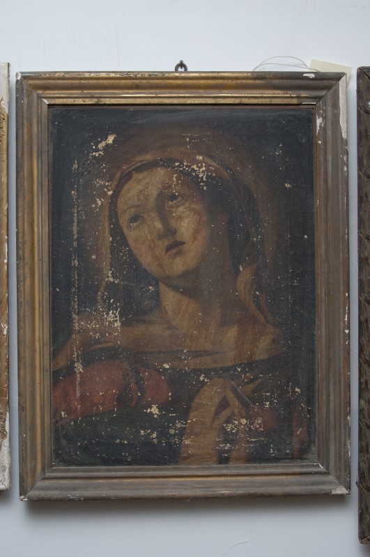 Ambito napoletano fine sec. XVIII, Madonna in preghiera in olio su tela