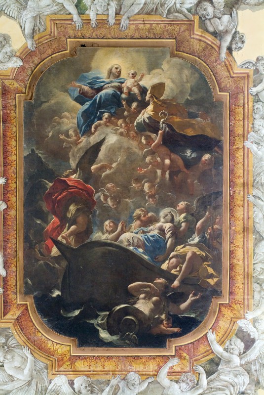 Giordano L. fine sec. XVII, Santa Restituta trasportata dagli angeli