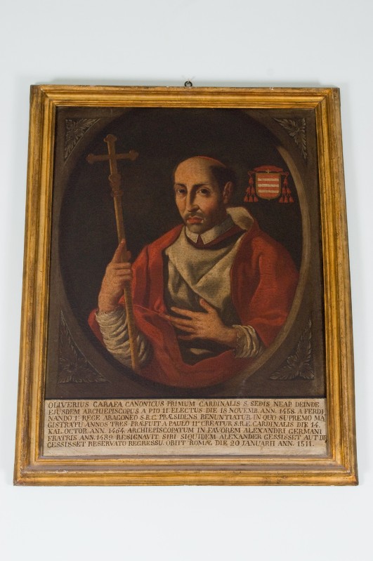 Ambito napoletano sec. XVIII, Ritratto del cardinale Oliviero Carafa