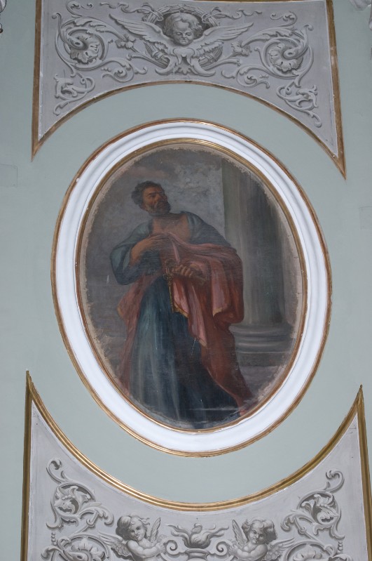 Ambito napoletano sec. XIX, San Pietro in olio su tela