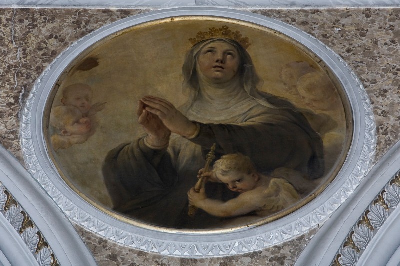 Giordano L. terzo quarto sec. XVII, Sant'Elisabetta d'Ungheria in olio su tela