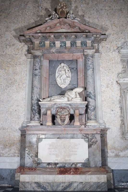 Bott. napoletana terzo quarto sec. XVI, Monumento sepolcrale di Alfonso Carafa