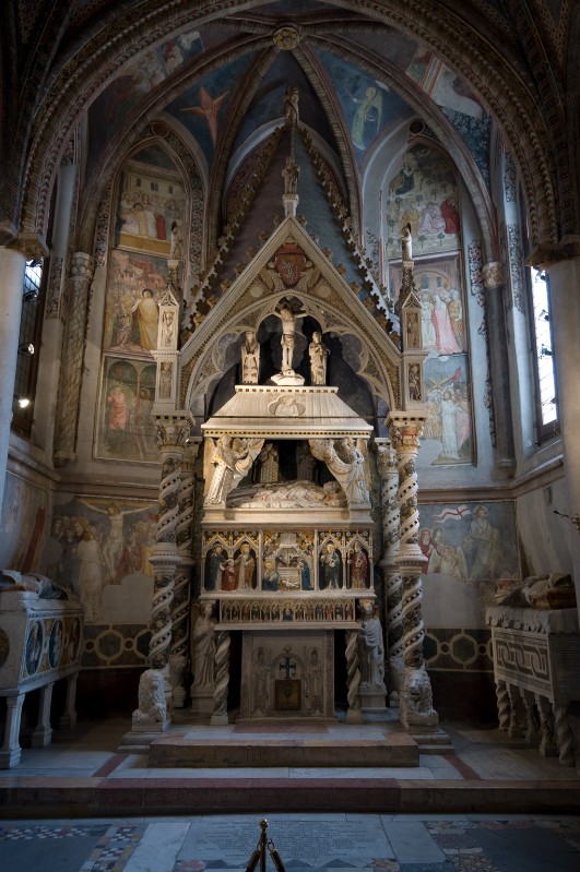 Bott. di Baboccio A. (1405), Monumento sepolcrale del cardinale Enrico Minutolo