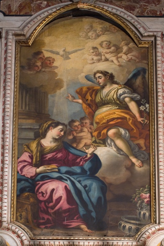 Rossi N.M. (1747), Annunciazione in olio su tela