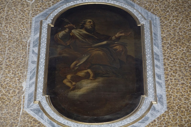 Giordano L. terzo quarto sec. XVII, Dottore della chiesa in olio su tela