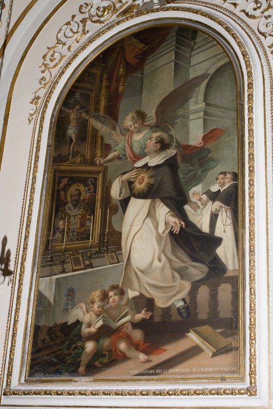 Montrone M. (1874), Dipinto di San Tommaso d'Aquino
