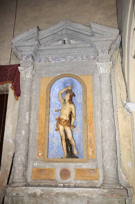 Marmoraio laziale sec. XVI, Edicola di San Sebastiano