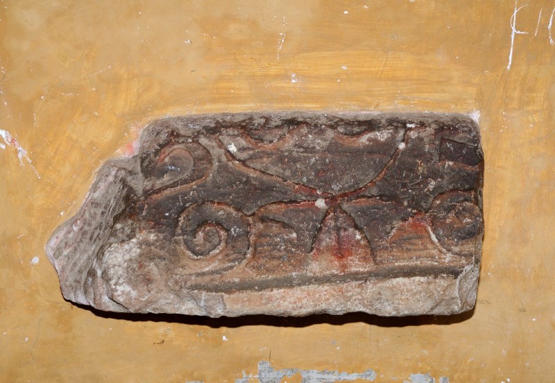 Marmoraio romano sec. XI, Frammento inciso