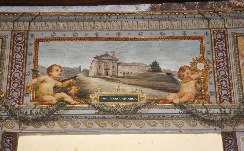 Danti G. sec. XX, Dipinto con veduta di Santa Maria del Piano