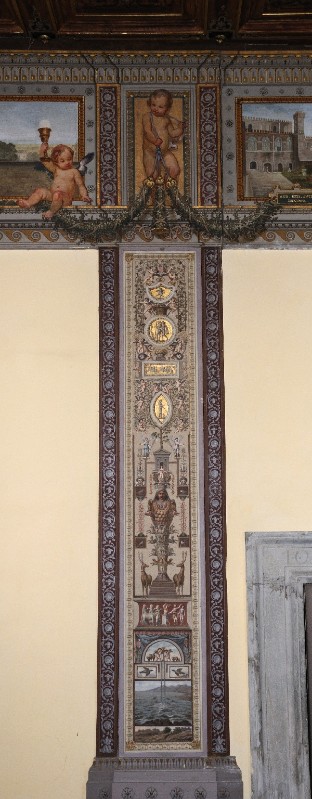 Danti G. sec. XX, Dipinto con Diana Efesia