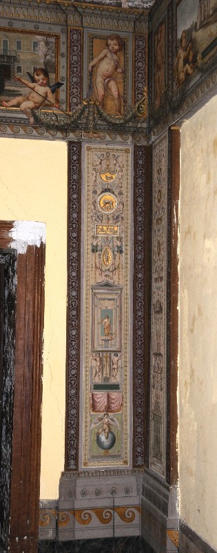 Danti G. sec. XX, Dipinto con Figura alata