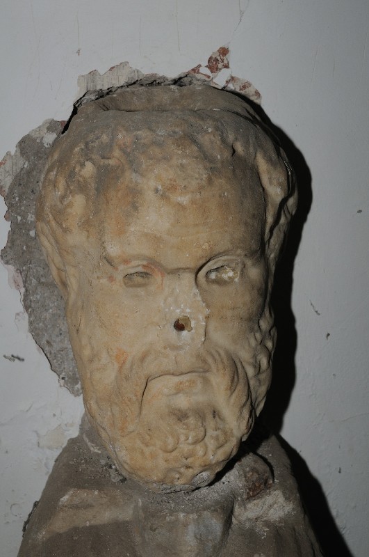 Marmoraio romano sec. III, Scultura con testa umana