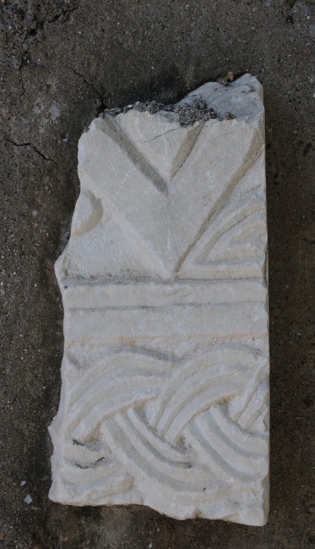 Marmoraio romano sec. VIII, Frammento di pluteo scolpito