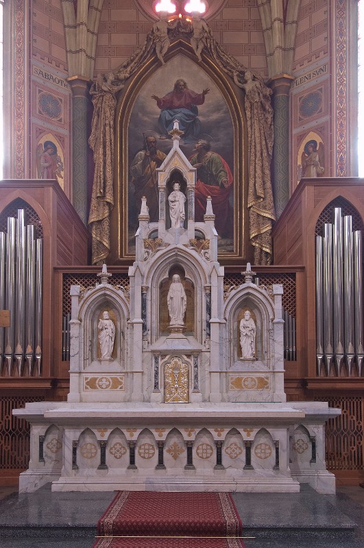 Giacomelli M. e aiuti (1871-1874 circa), Altare maggiore