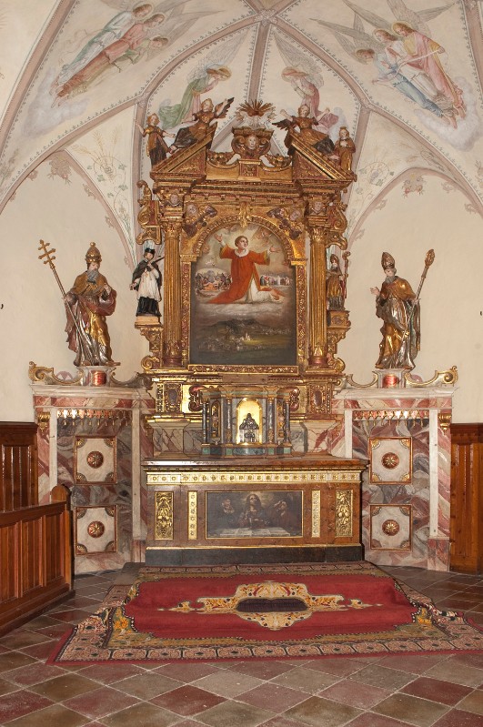 Bottega trentina-Morandini G. A. (?) secc. XVII-XVIII, Altare maggiore
