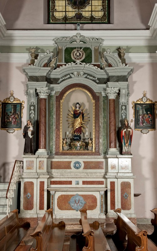 Cometti G. (1815-1817?), Altare laterale della Madonna immacolata