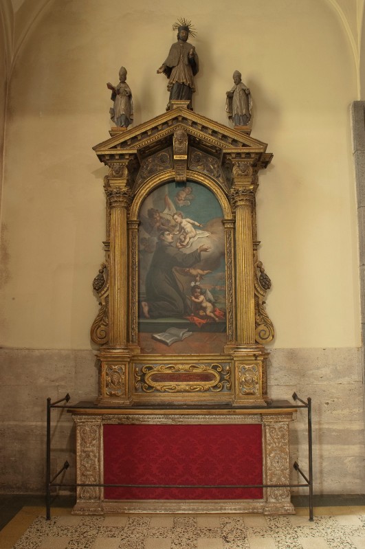 Bottega trentina (1608), Altare laterale di S. Antonio da Padova