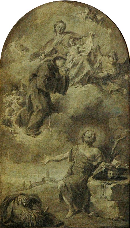 Pittoni G. B. (1754 ca.), Madonna con Bambino e Santi