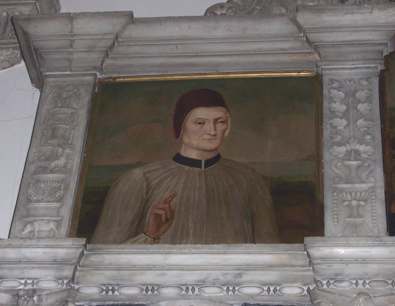 Pascoli M. sec. XIX, San Lorenzo Giustiniani benedicente