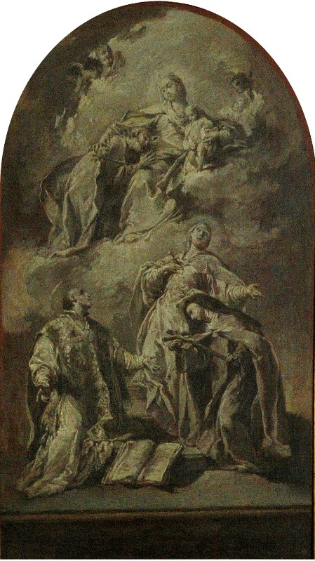 Pittoni G. B. (1754 ca.), Madonna con Bambino, San Giuseppe e Santi